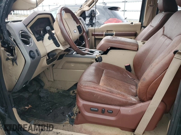 2011 Ford F-250 XL with VIN 1FT7W2B64BEC90405, listed as a Copart auction lot 80890704 with Not provided miles and Salvage title. Bid and sale history available at DreamBid. Image 7.