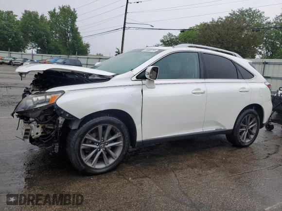 2010 Lexus RX 450h with VIN JTJBC1BA0A2400901, listed as a Copart auction lot 58485755 with 209,648 mi miles and Salvage title. Bid and sale history available at DreamBid. Image 1.