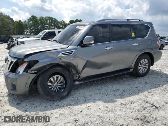2017 Nissan Armada SV with VIN JN8AY2ND8H9007164, listed as a Copart auction lot 67336924 with 146,972 mi miles and Salvage Title. Bid and sale history available at carsss.com. Image 1.
