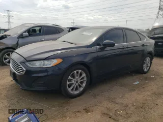 2020 Ford Fusion SE with VIN 3FA6P0HD1LR218598, listed as a Copart auction lot 57134155 with 61,275 mi miles and Salvage title. Bid and sale history available at DreamBid. Image 1.