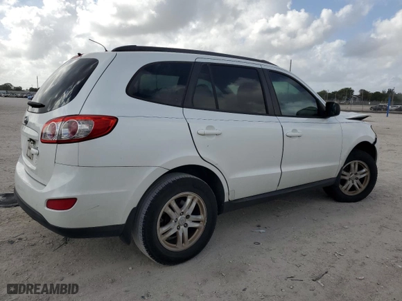 2012 Hyundai Santa Fe GLS with VIN 5XYZG3AB6CG102504, listed as a Copart auction lot 51894895 with 210,860 mi miles and Salvage Title. Bid and sale history available at carsss.com. Image 3.