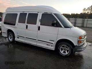 1999 Chevrolet Express with VIN 1GBFG15R5X1114149, listed as a Copart auction lot 81694184 with Not Provided miles and Salvage Title. Bid and sale history available at carsss.com. Image 4.