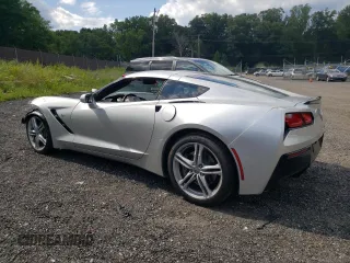 2017 Chevrolet Corvette 3LT with VIN 1G1YF2D73H5110715, listed as a Copart auction lot 79644404 with 15,672 mi miles and Salvage Title. Bid and sale history available at carsss.com. Image 2.
