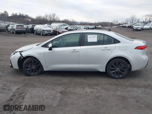 2023 Toyota Corolla SE with VIN 5YFP4MCEXPP152790, listed as a IAAI auction lot 41711853 with 37,901 mi miles and . Bid and sale history available at DreamBid. Image 14.