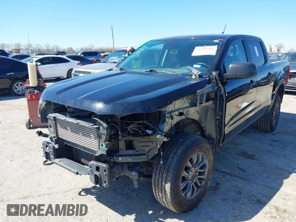 2021 Ford Ranger XL with VIN 1FTER4EH8MLD33505, listed as a IAAI auction lot 41819265 with 59,663 mi miles. Bid and sale history available at carsss.com. Image 2.