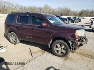 2011 Honda Pilot EX-L with VIN 5FNYF4H52BB018819, listed as a Copart auction lot 49640355 with 214,105 mi miles and Salvage Title. Bid and sale history available at DreamBid. Image 4.