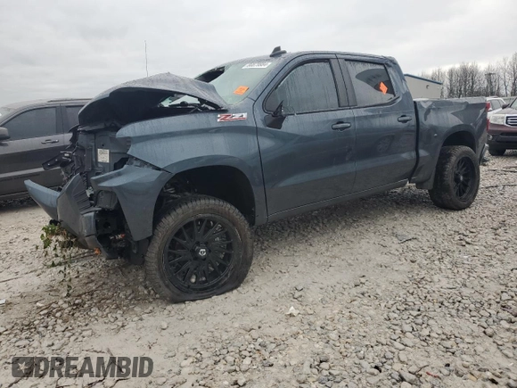 2021 Chevrolet Silverado 1500 RST with VIN 3GCUYEED4MG118640, listed as a Copart auction lot 80879984 with 0 mi miles and Salvage Title. Bid and sale history available at carsss.com. Image 1.