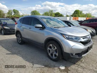 2017 Honda CR-V EX-L with VIN 5J6RW2H84HL015150, listed as a Copart auction lot 52027454 with 121,533 mi miles and Salvage Title. Bid and sale history available at carsss.com. Image 4.