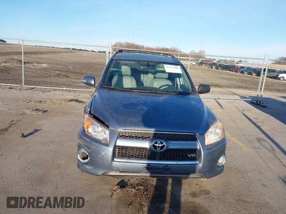 2010 Toyota RAV4 Ltd with VIN JTMDK4DV5AD012826, listed as a IAAI auction lot 41763488 with 180,825 mi miles. Bid and sale history available at carsss.com. Image 6.