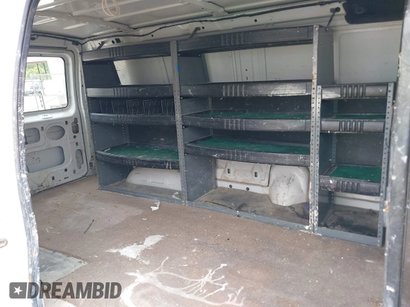 2006 Ford Econoline Cargo with VIN 1FTRE14W56HA74697, listed as a IAAI auction lot 42341374 with 153,519 mi miles and . Bid and sale history available at DreamBid. Image 8.