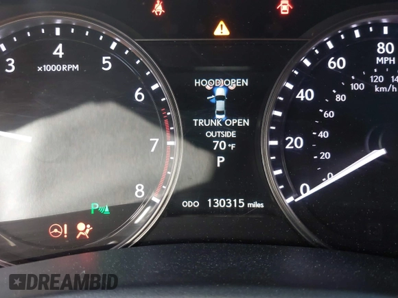 2013 Lexus GS 350 with VIN JTHCE1BL8D5004042, listed as a IAAI auction lot 42152739 with 130,315 mi miles. Bid and sale history available at carsss.com. Image 16.