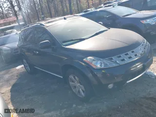2006 Nissan Murano SL with VIN JN8AZ08W26W537045, listed as a IAAI auction lot 41789681 with 156,286 mi miles. Bid and sale history available at carsss.com. Image 1.