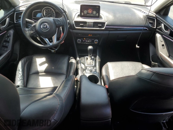 2015 Mazda 3 i Grand Touring with VIN 3MZBM1W7XFM135576, listed as a Copart auction lot 54060755 with 137,374 mi miles and Salvage title. Bid and sale history available at DreamBid. Image 8.
