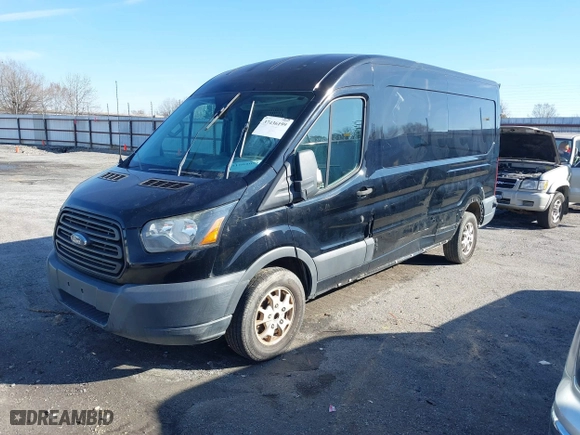 2016 Ford Transit Cargo Van with VIN 1FTYR2CM0GKB51759, listed as a IAAI auction lot 41602091 with 158,997 mi miles. Bid and sale history available at carsss.com. Image 18.