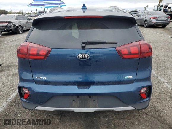 2020 Kia Niro LXS with VIN KNDCB3LC5L5377400, listed as a Copart auction lot 49432945 with 44,265 mi miles and Salvage Title. Bid and sale history available at carsss.com. Image 6.