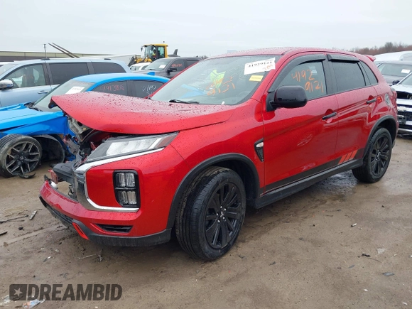 2020 Mitsubishi Outlander Sport ES 2.0 with VIN JA4AR3AU5LU020183, listed as a IAAI auction lot 41929121 with 44,305 mi miles. Bid and sale history available at carsss.com. Image 17.