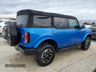 2024 Ford Bronco Outer Banks with VIN 1FMEE8BP3RLA33498, listed as a Copart auction lot 76274724 with 2,972 mi miles and Salvage Title. Bid and sale history available at DreamBid. Image 3.