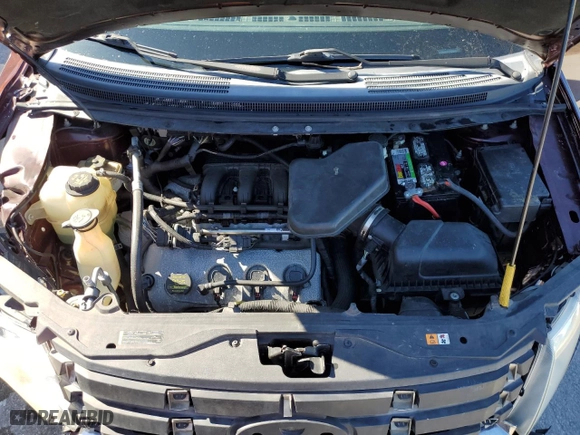 2010 Ford Edge SEL with VIN 2FMDK3JC2ABA97011, listed as a Copart auction lot 48891005 with 96,985 mi miles and Salvage Title. Bid and sale history available at carsss.com. Image 12.