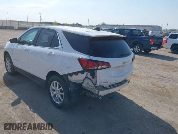 2024 Chevrolet Equinox LT with VIN 3GNAXUEG3RL244777, listed as a IAAI auction lot 42067815 with 14,724 mi miles. Bid and sale history available at carsss.com. Image 3.
