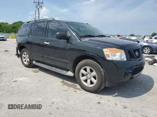 2014 Nissan Armada SV z VIN 5N1AA0NDXEN605615, wystawiony jako Copart lot #54844165 z przebiegiem 123 018 mil mil oraz Czysty tytuł • Clean title. Historia ofert i sprzedaży dostępna na DreamBid. Obrazek 4.