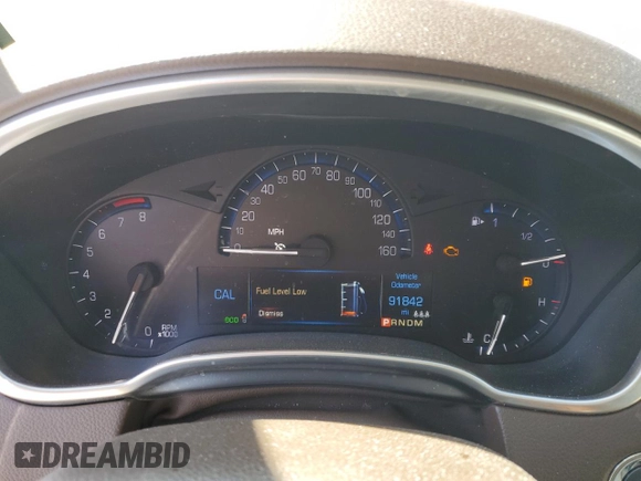 2016 Cadillac SRX Luxury Collection with VIN 3GYFNBE34GS524176, listed as a Copart auction lot 48479235 with 91,842 mi miles and Salvage Title. Bid and sale history available at carsss.com. Image 9.