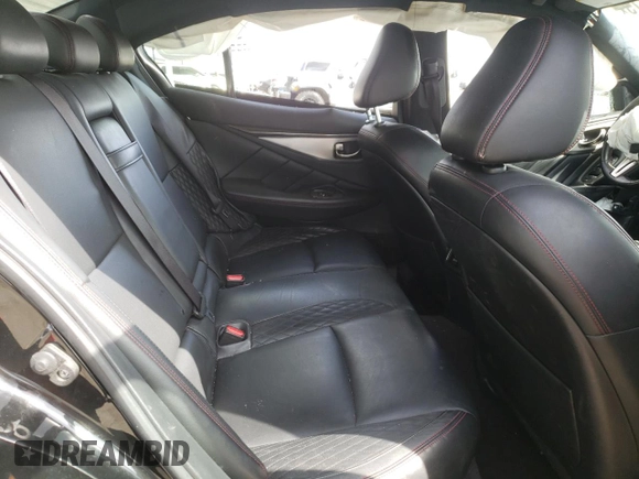 2019 Infiniti Q50 RED SPORT 400 with VIN JN1FV7AP1KM760890, listed as a Copart auction lot 48599375 with 78,196 mi miles and Salvage Title. Bid and sale history available at carsss.com. Image 10.
