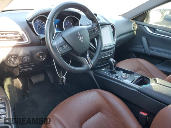 2018 Maserati Ghibli with VIN ZAM57XSA2J1304907, listed as a Copart auction lot 62223863 with 55,290 mi miles. Bid and sale history available at carsss.com. Image 8.
