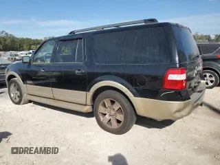 2007 Ford Expedition Max Eddie Bauer with VIN 1FMFK18577LA18641, listed as a Copart auction lot 83966204 with 285,859 mi miles and Salvage Title. Bid and sale history available at DreamBid. Image 2.