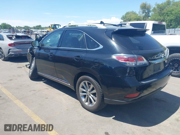 2015 Lexus RX 350 with VIN JTJZK1BA7F2420698, listed as a IAAI auction lot 42356037 with 134,152 mi miles and . Bid and sale history available at DreamBid. Image 3.