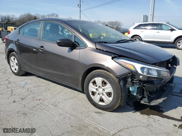 2017 Kia Forte LX with VIN 3KPFK4A74HE149795, listed as a Copart auction lot 51014685 with 0 mi miles and Salvage Title. Bid and sale history available at carsss.com. Image 4.