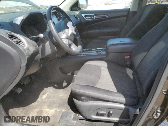 2019 Nissan Pathfinder Platinum with VIN 5N1DR2MM6KC623412, listed as a Copart auction lot 52782235 with 100,151 mi miles and Salvage title. Bid and sale history available at DreamBid. Image 7.