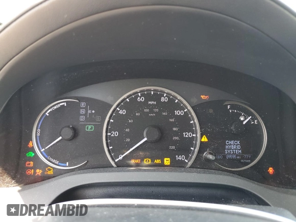 2014 Lexus CT 200h with VIN JTHKD5BH5E2203196, listed as a Copart auction lot 54337745 with 89,595 mi miles and Salvage Title. Bid and sale history available at DreamBid. Image 9.