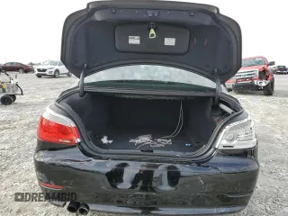 2008 BMW 5 Series 535i with VIN WBANW13598CZ78425, listed as a Copart auction lot 42094325 with 128,455 mi miles and Salvage Title. Bid and sale history available at carsss.com. Image 6.