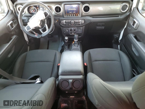 2023 Jeep Gladiator Overland with VIN 1C6HJTFG9PL535396, listed as a Copart auction lot 47459685 with 45,596 mi miles and Non repairable. Bid and sale history available at DreamBid. Image 8.