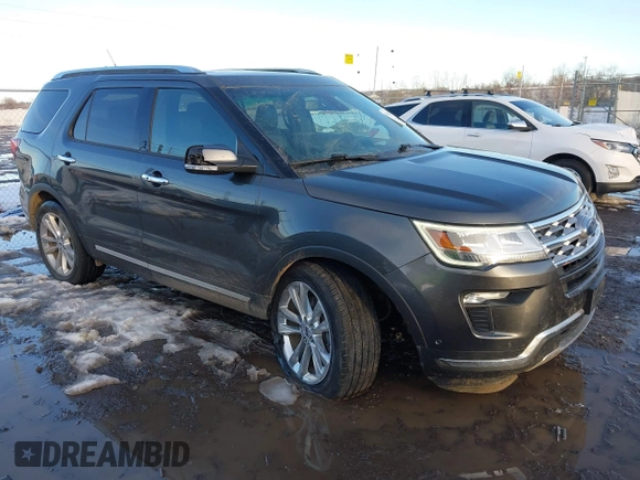2018 Ford Explorer Limited with VIN 1FM5K8F89JGA86327, listed as a IAAI auction lot 41618224 with 117,007 mi miles and . Bid and sale history available at carsss.com. Image 1.