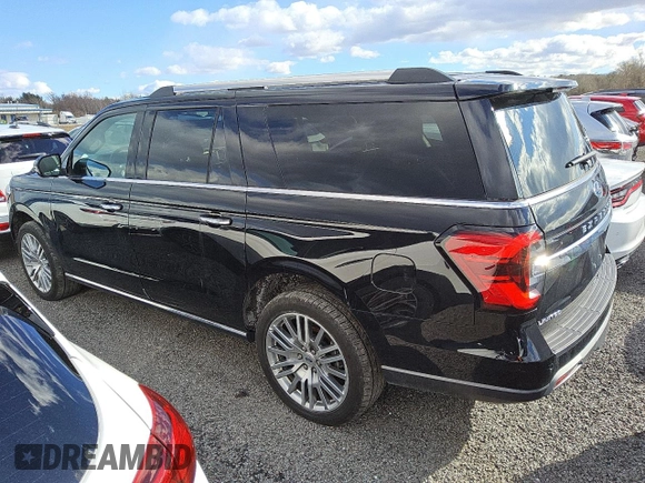 2024 Ford Expedition Max Limited with VIN 1FMJK2A80REA34966, listed as a Copart auction lot 45953305 with 25,357 mi miles and Clean title. Bid and sale history available at DreamBid. Image 2.