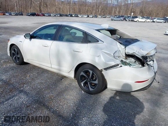 2022 Honda Insight EX with VIN 19XZE4F51NE007167, listed as a IAAI auction lot 41606558 with 73,397 mi miles. Bid and sale history available at carsss.com. Image 3.