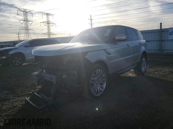 2017 Land Rover Range Rover Sport HSE with VIN SALWR2FV3HA164016, listed as a Copart auction lot 44345425 with 64,723 mi miles and Salvage Title. Bid and sale history available at carsss.com. Image 1.