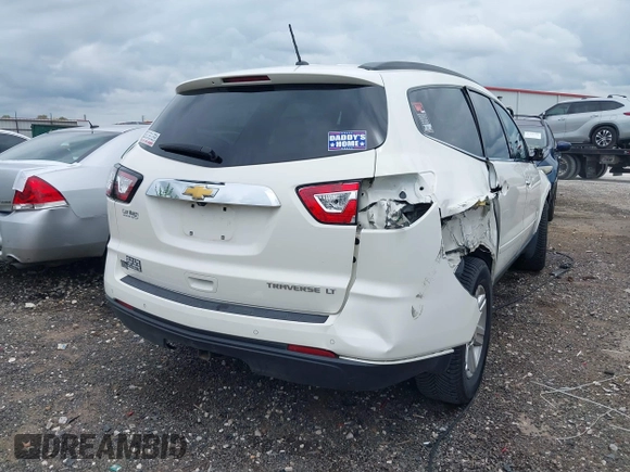 2014 Chevrolet Traverse LT with VIN 1GNKRGKD6EJ273783, listed as a IAAI auction lot 42103544 with 107,179 mi miles and . Bid and sale history available at DreamBid. Image 4.