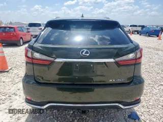 2020 Lexus RX 450h with VIN 2T2HGMDA3LC046646, listed as a Copart auction lot 61030015 with 74,709 mi miles and Salvage title. Bid and sale history available at DreamBid. Image 6.