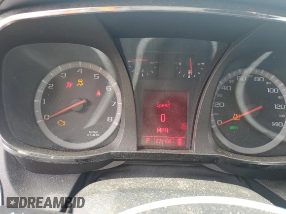 2011 GMC Terrain SLE-1 with VIN 2CTALMEC9B6456924, listed as a Copart auction lot 58841595 with 72,165 mi miles and Salvage title. Bid and sale history available at DreamBid. Image 9.