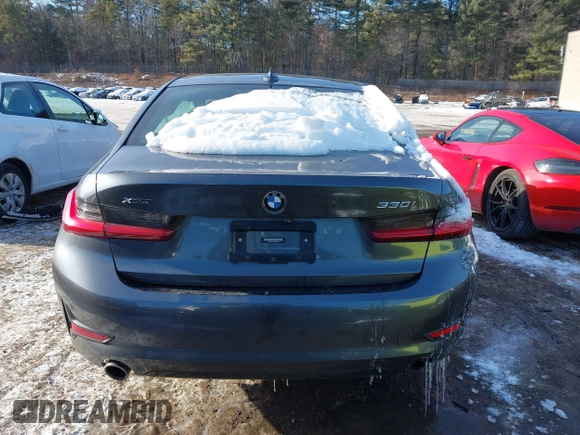 2021 BMW 3 Series 330i xDrive with VIN 3MW5R7J02M8C21224, listed as a IAAI auction lot 41387217 with 22,540 mi miles. Bid and sale history available at carsss.com. Image 16.