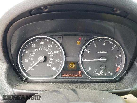 2012 BMW 1 Series 128i with VIN WBAUP9C59CVL91758, listed as a Copart auction lot 53908995 with 88,760 mi miles and Salvage title. Bid and sale history available at DreamBid. Image 9.