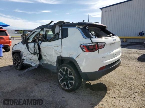 2017 Jeep Compass Limited z VIN 3C4NJDCB9HT664979, wystawiony jako Copart lot #56925065 z przebiegiem 62 777 mil mil oraz Szkoda całkowita • Salvage title. Historia ofert i sprzedaży dostępna na DreamBid. Obrazek 2.