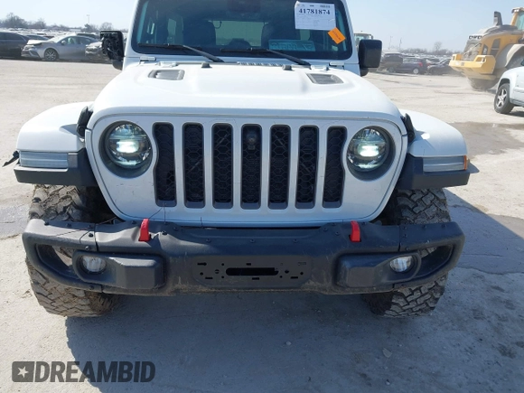 2021 Jeep Wrangler Unlimited Rubicon with VIN 1C4HJXFG7MW531678, listed as a IAAI auction lot 41781874 with 32,440 mi miles and . Bid and sale history available at DreamBid. Image 6.