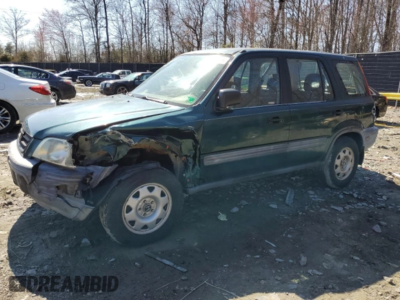 2001 Honda CR-V LX with VIN JHLRD28471S012931, listed as a Copart auction lot 49624395 with 206,957 mi miles and Salvage Title. Bid and sale history available at carsss.com. Image 1.
