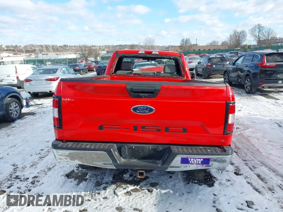 2018 Ford F-150 XL with VIN 1FTMF1CB2JKC47707, listed as a IAAI auction lot 41231081 with 120,804 mi miles. Bid and sale history available at carsss.com. Image 17.