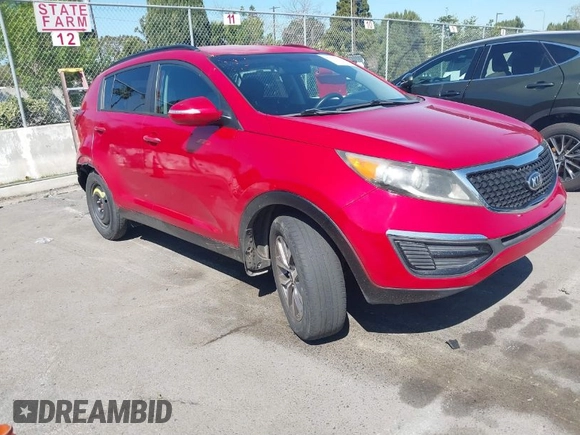 2014 Kia Sportage LX with VIN KNDPB3AC0E7607615, listed as a IAAI auction lot 41839123 with 93,946 mi miles. Bid and sale history available at carsss.com. Image 1.