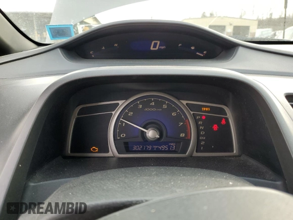 2008 Honda Civic LX with VIN 2HGFA16578H305987, listed as a Copart auction lot 49383425 with 302,179 mi miles and Clean Title. Bid and sale history available at DreamBid. Image 9.
