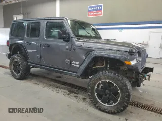 2018 Jeep Wrangler Unlimited Sport с VIN 1C4HJXDG9JW182571, выставлен на аукционе Copart как лот 54268915 с пробегом 83 230 миль миль и Чистый • Clean title. История ставок и продаж доступна на DreamBid. Изображение 4.